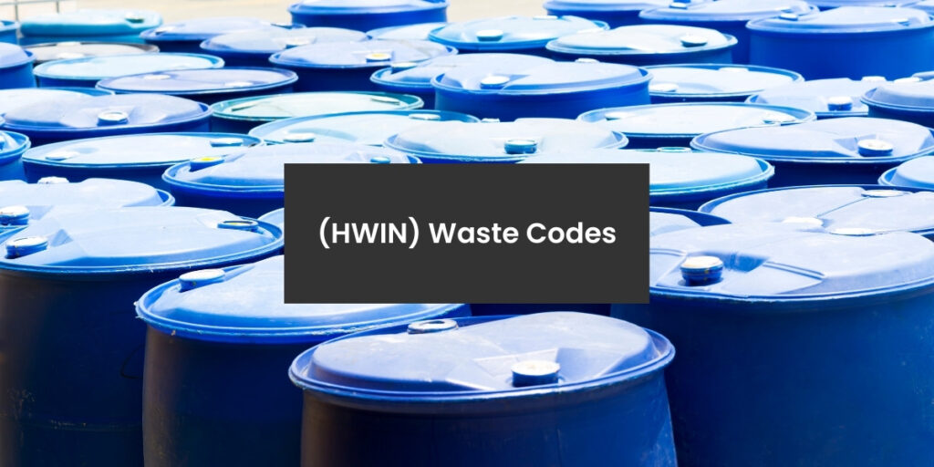 (HWIN) Waste Codes